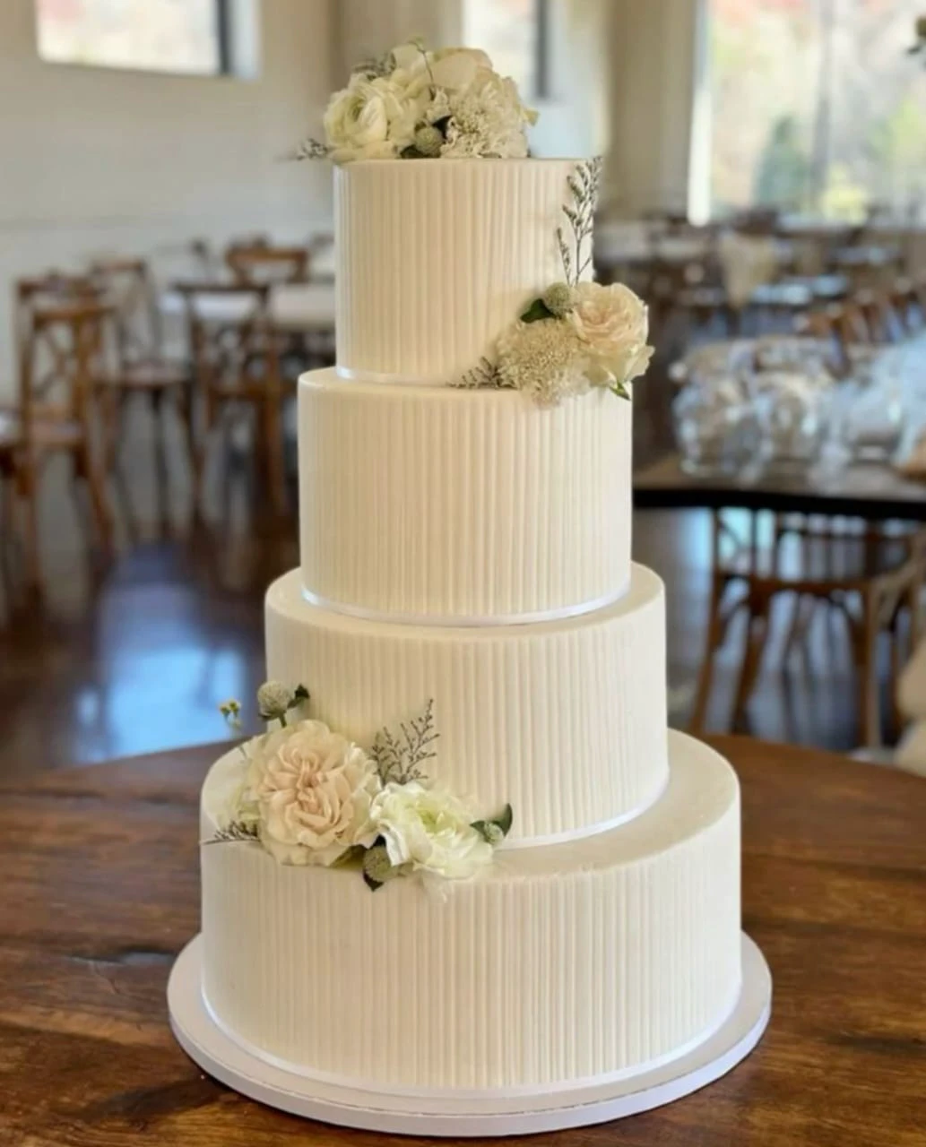 4-tier Raspberry, Blueberry, Lemon & Strawberry wedding cake - Product image