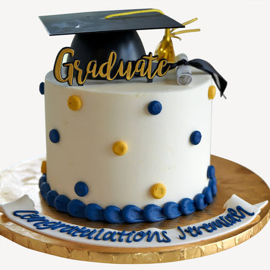Bubblegum graduation cake - Product image