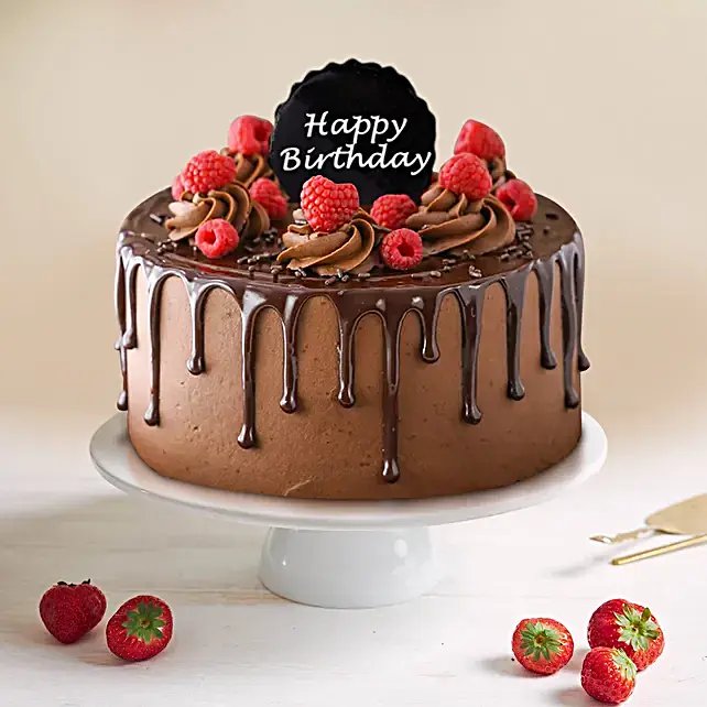chocolate birthday cake - Product image