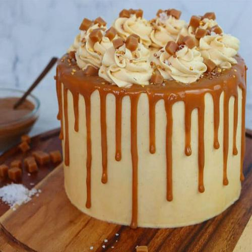 chocolate caramel cake - Product image